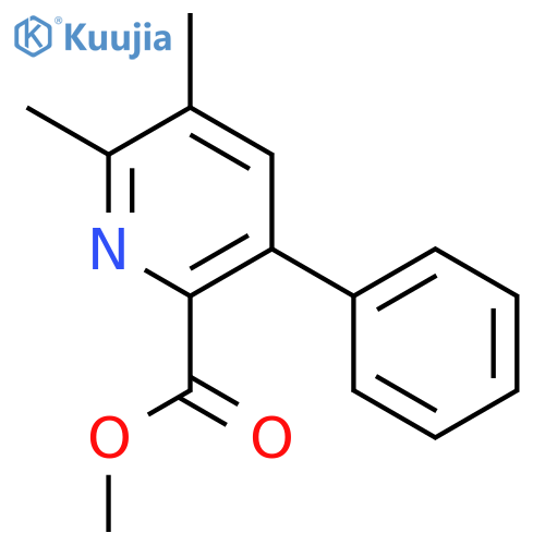 Methyl 5,6-dimethyl-3-phenylpicolinate structure