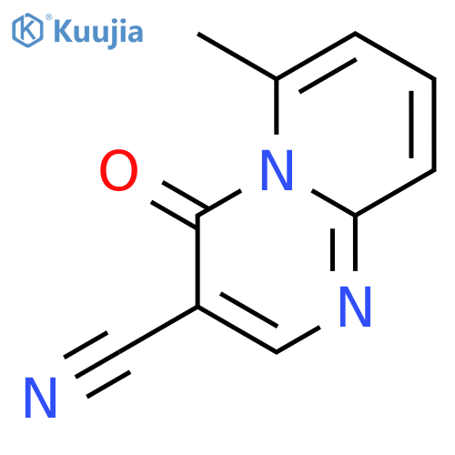 6-Methyl-4-oxo-4H-pyrido[1,2-a]pyrimidine-3-carbonitrile structure