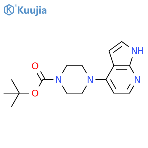 Tert-Butyl 4-(1h-Pyrrolo2,3-BPyridin-4-Yl)Piperazine-1-Carboxylate structure