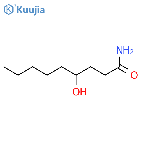 Nonanamide, 4-hydroxy- structure