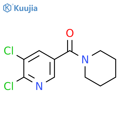 2,3-Dichloro-5-(piperidine-1-carbonyl)pyridine structure