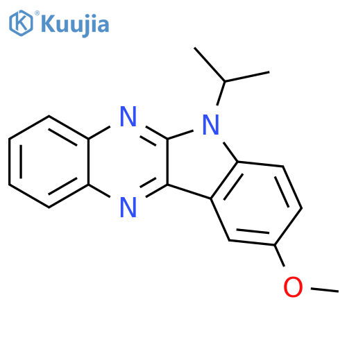 9-methoxy-6-(propan-2-yl)-6H-indolo2,3-bquinoxaline structure