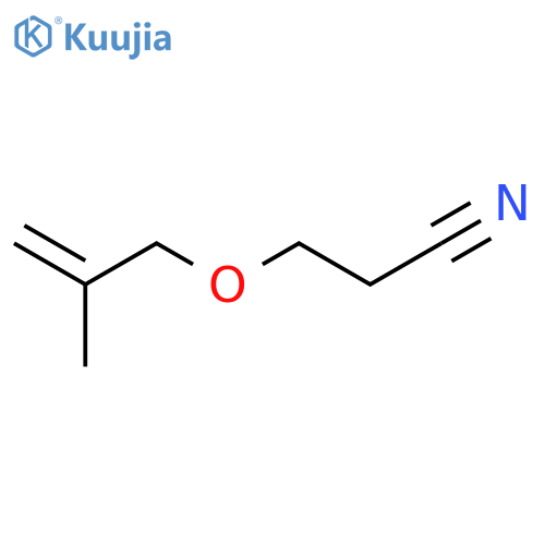 PROPANENITRILE, 3-(2-METHYL-2-PROPENYLOXY)- structure
