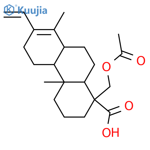 18-Hydroxy-13,15-cassadien-19-oic acid; 18-Ac structure
