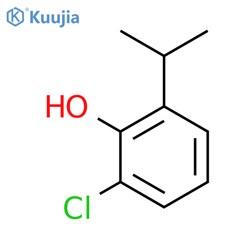PHENOL, 2-CHLORO-6-(1-METHYLETHYL)- structure