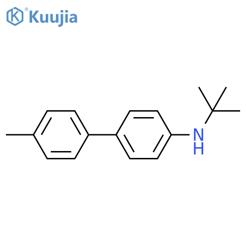 [1,1'-Biphenyl]-4-amine, N-(1,1-dimethylethyl)-4'-methyl- structure