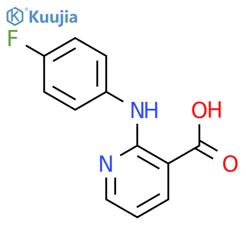 2-(4-Fluorophenyl)aminopyridine-3-carboxylic Acid structure
