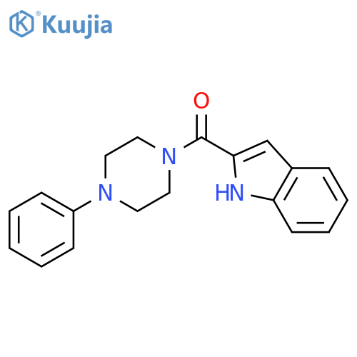 2-(4-phenylpiperazine-1-carbonyl)-1H-indole structure