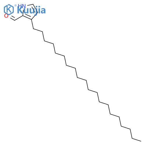 3-Eicosyl-1H-pyrrole-2-carboxaldehyde structure