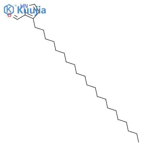 3-Heneicosyl-1H-pyrrole-2-carboxaldehyde structure