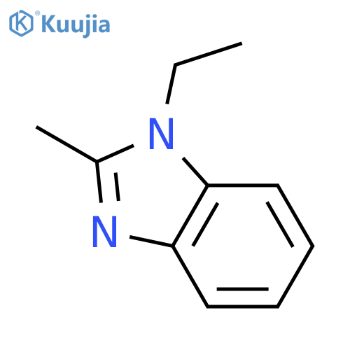 1-ethyl-2-methylbenzimidazole structure