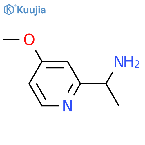 1-(4-Methoxypyridin-2-yl)ethan-1-amine structure