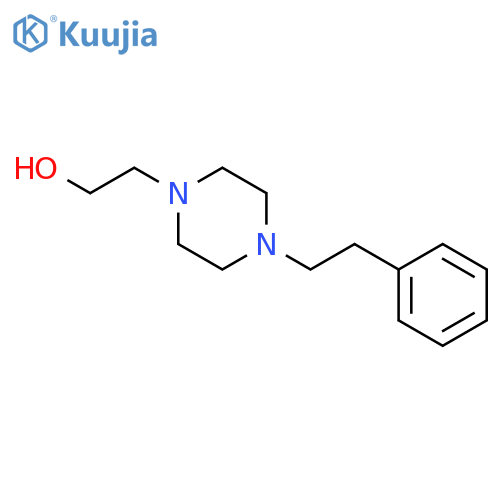 2-[4-(2-phenylethyl)piperazin-1-yl]ethan-1-ol structure
