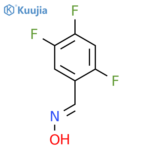 2,4,5-Trifluorobenzaldehyde oxime structure