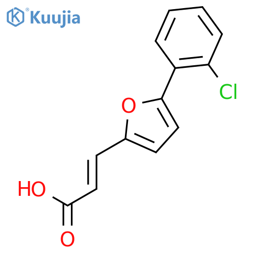 3-5-(2-Chlorophenyl)-2-furylacrylic Acid structure