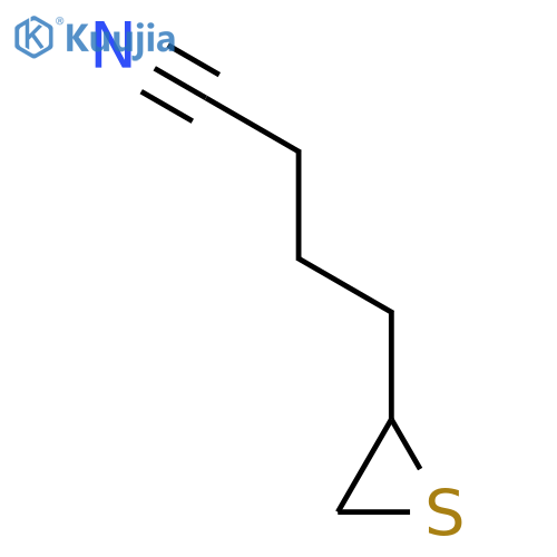 2-Thiiranebutanenitrile structure
