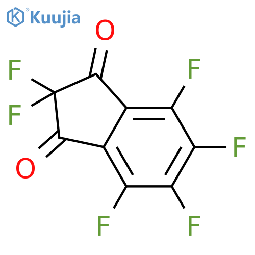1H-Indene-1,3(2H)-dione, 2,2,4,5,6,7-hexafluoro- structure