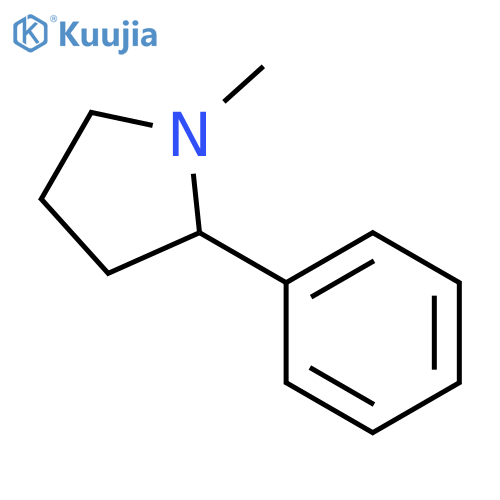(2S)-1-Methyl-2-phenylpyrrolidine structure