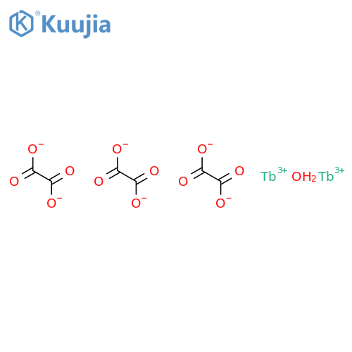 terbium(iii) oxalate hydrate structure