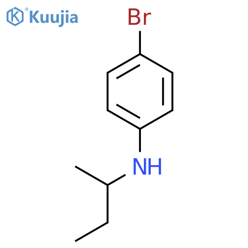 4-bromo-N-(butan-2-yl)aniline structure