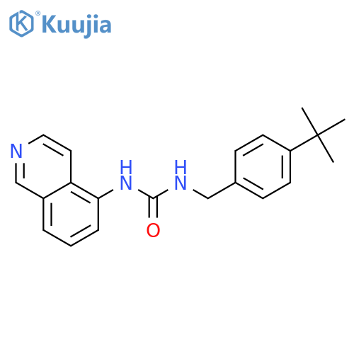 Urea, N-[[4-(1,1-dimethylethyl)phenyl]methyl]-N'-5-isoquinolinyl- structure