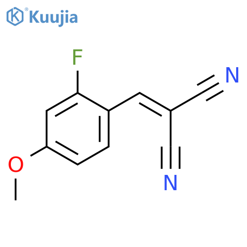 PROPANEDINITRILE, [(2-FLUORO-4-METHOXYPHENYL)METHYLENE]- structure