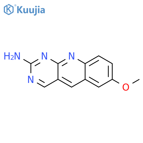 7-Methoxypyrimido4,5-Bquinolin-2-amine structure