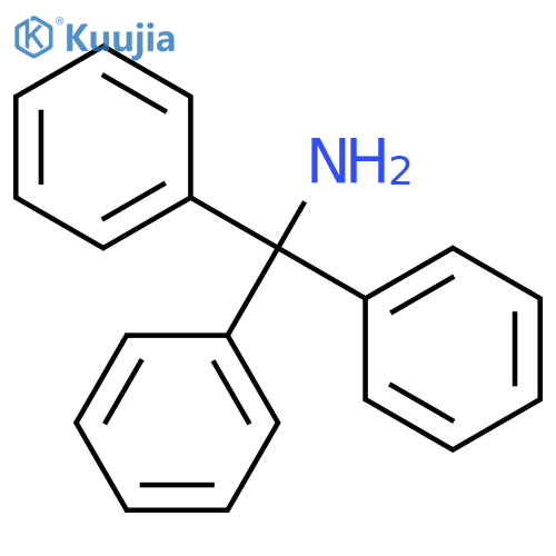 Triphenylmethylamine structure