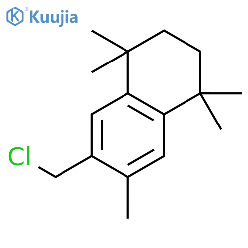 Naphthalene,6-(chloromethyl)-1,2,3,4-tetrahydro-1,1,4,4,7-pentamethyl- structure