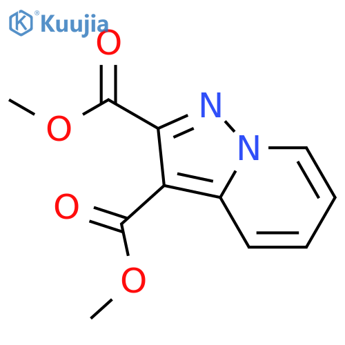 Dimethyl pyrazolo1,5-apyridine-2,3-dicarboxylate structure