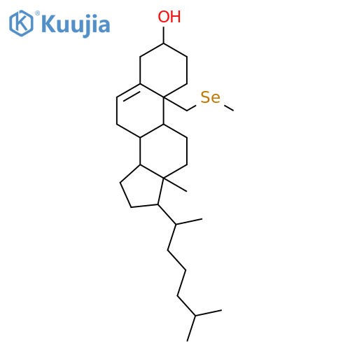 Cholest-5-en-3-ol,19-(methylseleno)-, (3b)- (9CI) structure