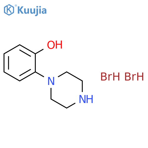 1-(2-Hydroxyphenyl)piperazine Dihydrobromide structure