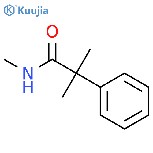 N,2-dimethyl-2-phenylpropanamide structure