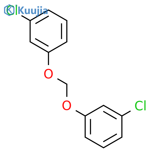 Benzene, 1,1'-[methylenebis(oxy)]bis[3-chloro- structure