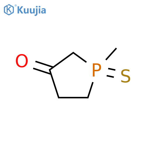 3-Phospholanone,1-methyl-, 1-sulfide structure