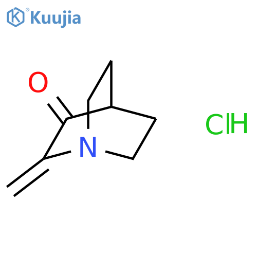 1-Azabicyclo[2.2.2]octan-3-one,2-methylene-, hydrochloride (1:1) structure