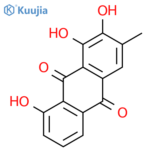 9,10-Anthracenedione,1,2,8-trihydroxy-3-methyl- structure