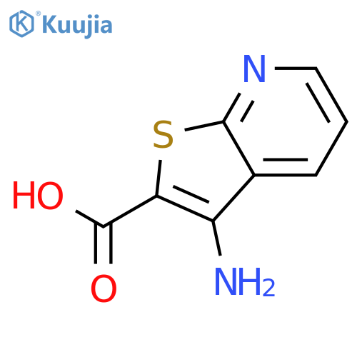 3-Aminothieno2,3-bpyridine-2-carboxylic Acid structure