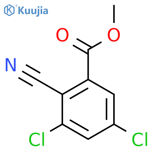 Methyl 2-cyano-3,5-dichlorobenzoate structure