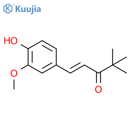 1-(4-Hydroxy-3-methoxyphenyl)-4,4-dimethyl-1-penten-3-one structure