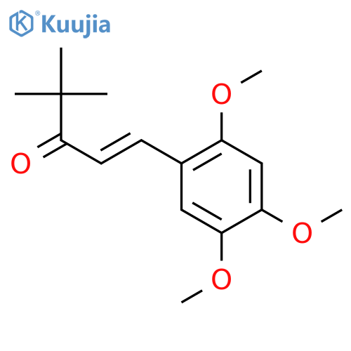 1-Penten-3-one,4,4-dimethyl-1-(2,4,5-trimethoxyphenyl)- structure