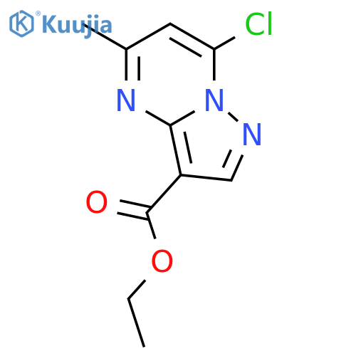 ethyl 7-chloro-5-methylpyrazolo1,5-apyrimidine-3-carboxylate structure