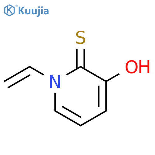 2(1H)-Pyridinethione, 1-ethenyl-3-hydroxy- structure