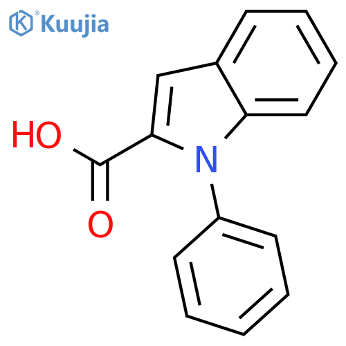 1-phenyl-1H-indole-2-carboxylic acid structure