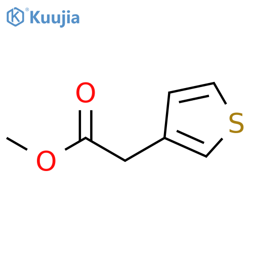 methyl 2-(thiophen-3-yl)acetate structure