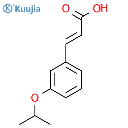 3-3-(propan-2-yloxy)phenylprop-2-enoic Acid structure