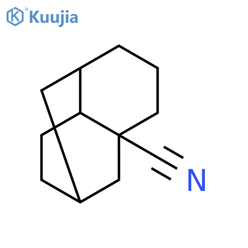 1,6-Methanonaphthalene-1(2H)-carbonitrile, octahydro- structure