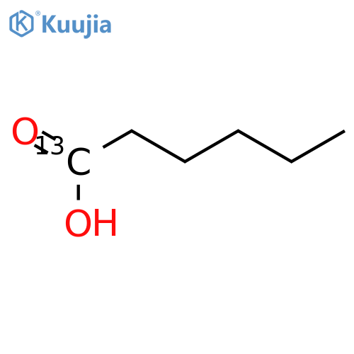 Hexanoic Acid-13C structure