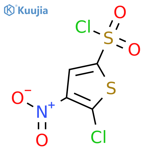 5-chloro-4-nitrothiophene-2-sulfonyl chloride structure