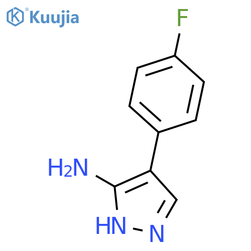 4-(4-fluorophenyl)-1H-pyrazol-5-amine structure